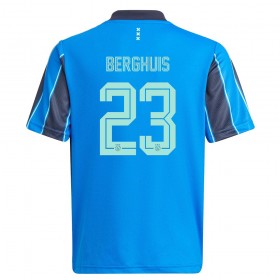 Camisolas de futebol AFC Ajax Steven Berghuis 23 Equipamento Alternativa 2021/22 Manga Curta